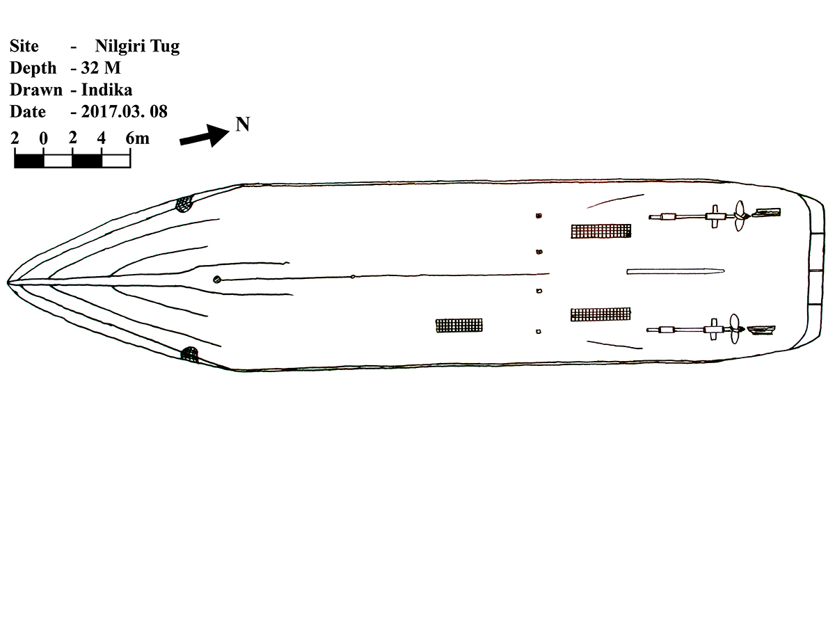 Site plan of the Nilgiri Tug
